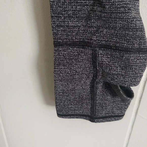 Lululemon Still Mind Tight *33" In Interlink Ice Grey Black Size 4 - Picture 3 of 8